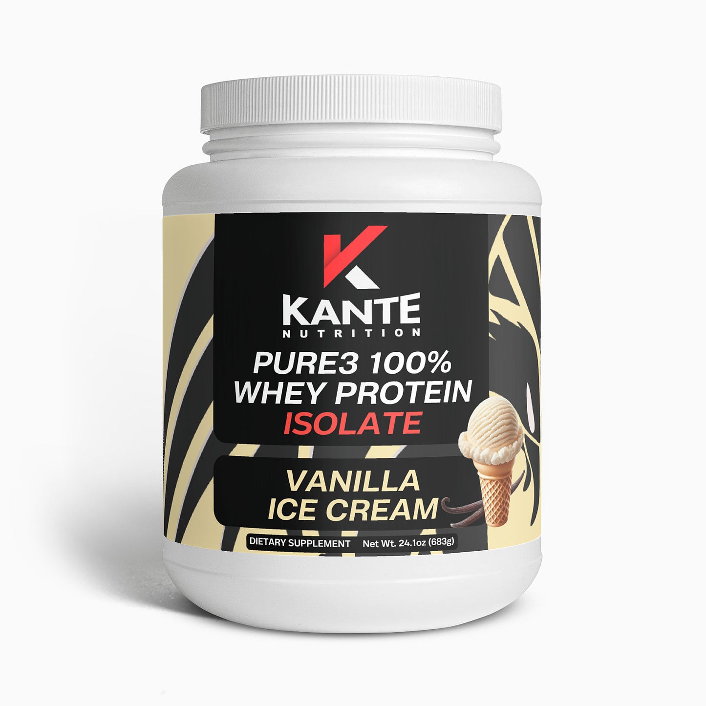 Pure3 100% Whey Protein Isolate (Vanilla Ice Cream)