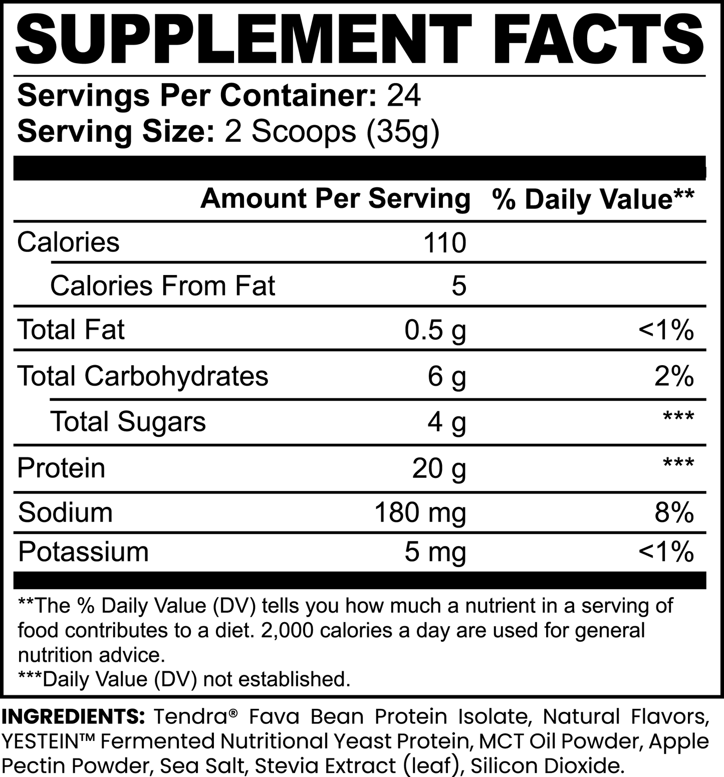Plant-Based Protein (Vanilla Ice Cream)