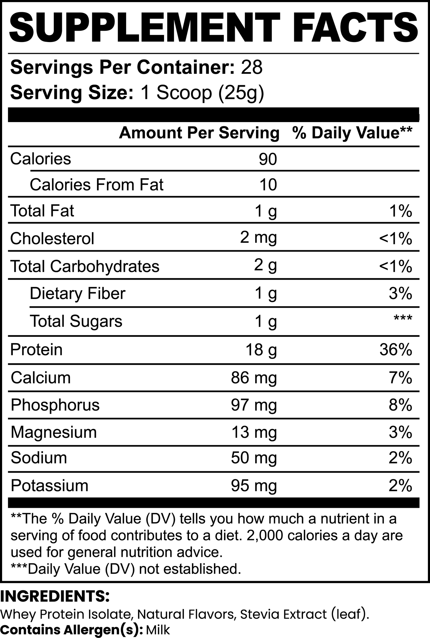 Pure3 100% Whey Protein Isolate (Chocolate Shake)