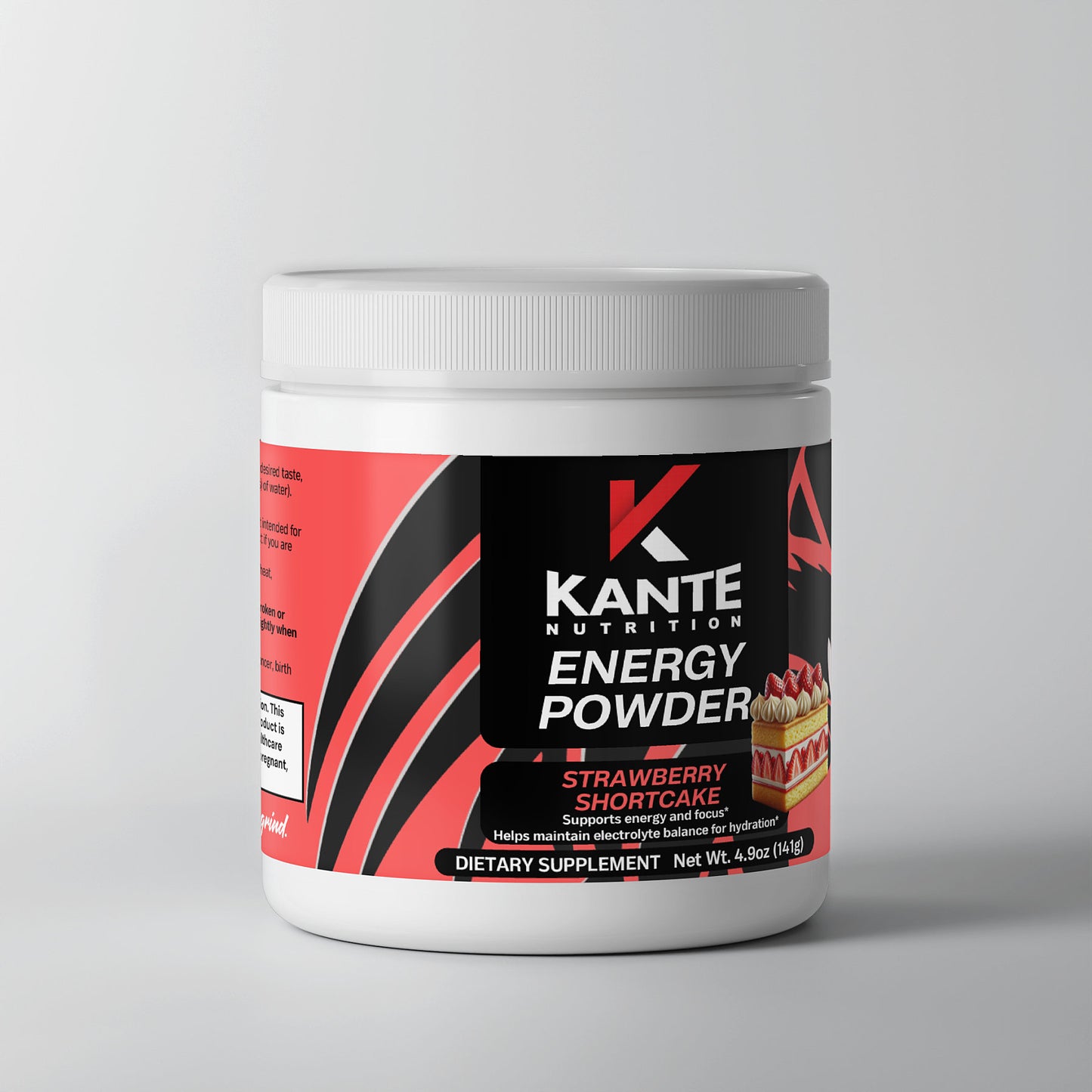 Energy Powder (Strawberry Shortcake)