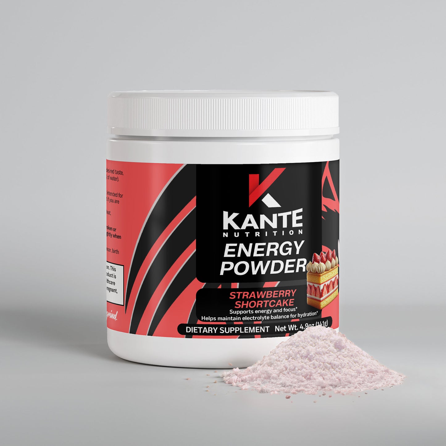 Energy Powder (Strawberry Shortcake)