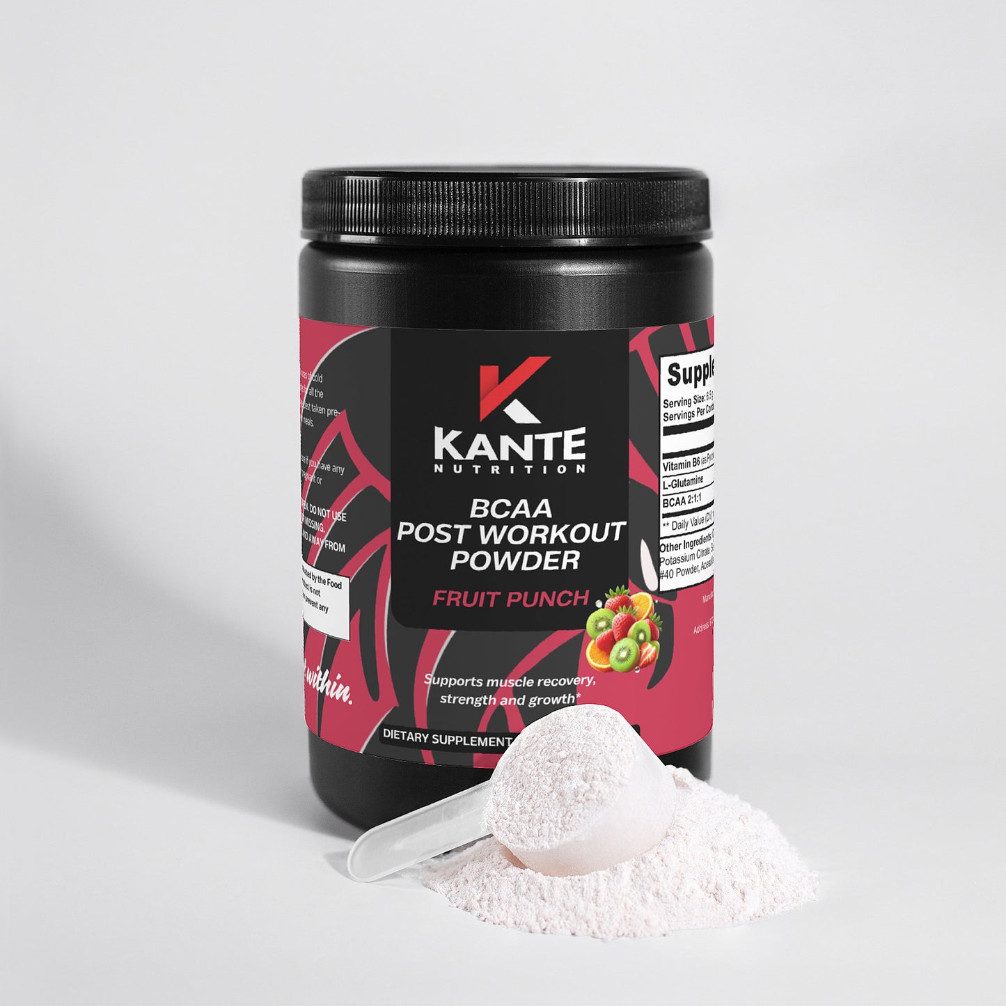 BCAA Post Workout Powder (Fruit Punch)