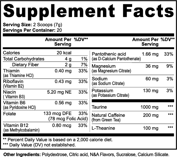 Energy Powder (Lychee Splash)