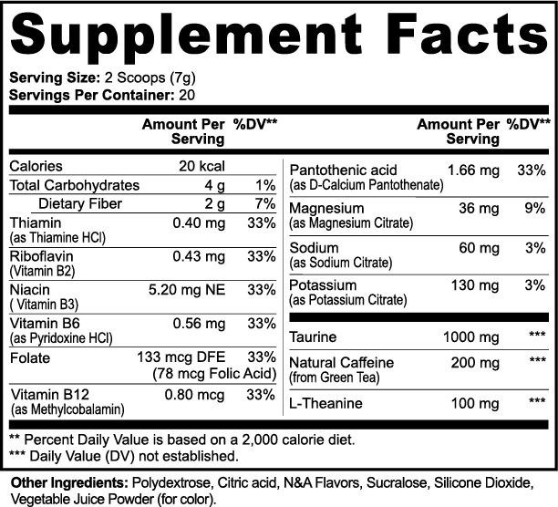 Energy Powder (Melon Dreamsicle)