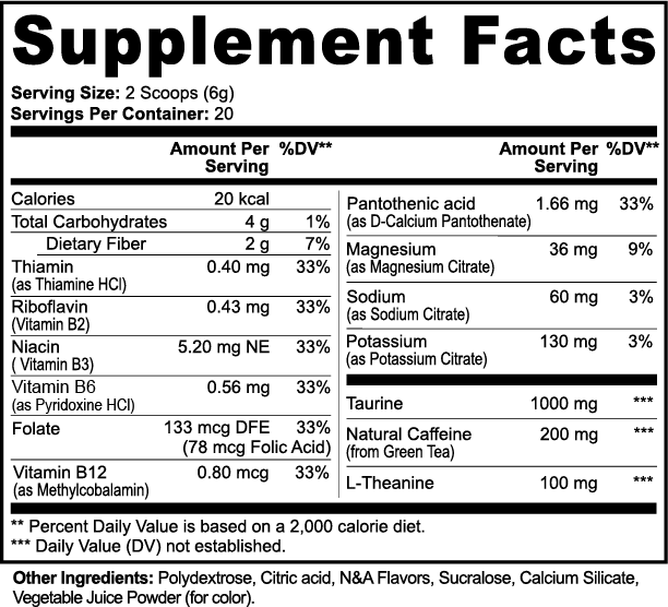 Energy Powder (Yuzu Splash)